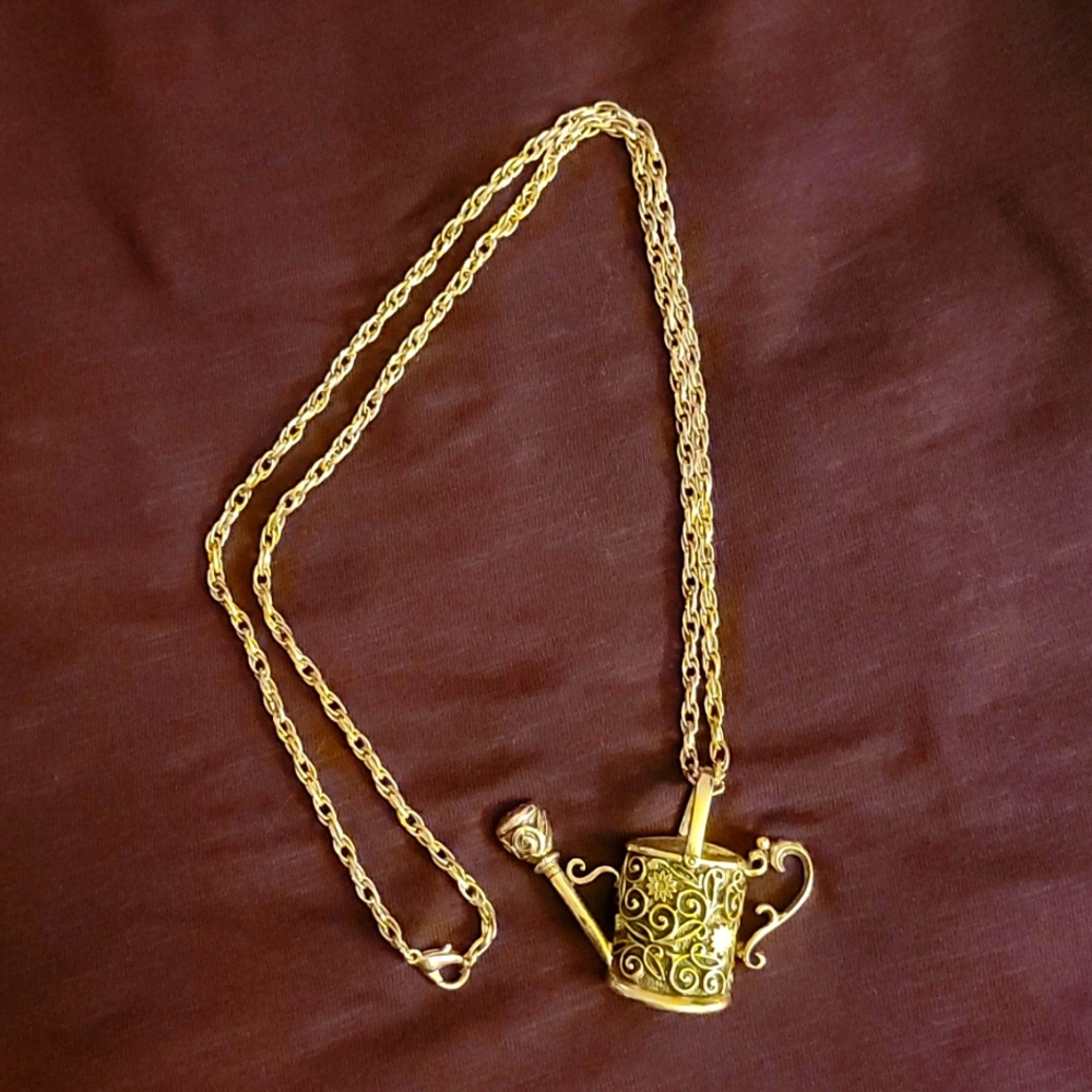 Watering Can Necklace